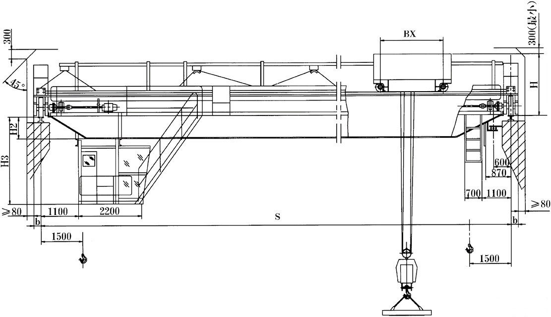 QL型电磁挂梁桥式起重机简图.jpg